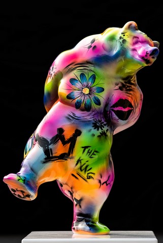 L'ours joyeux hippie de Wttrwulghe Xavier